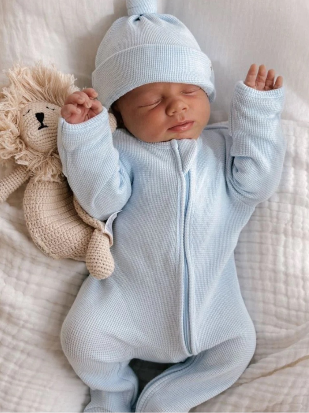 Newborn going home blue set